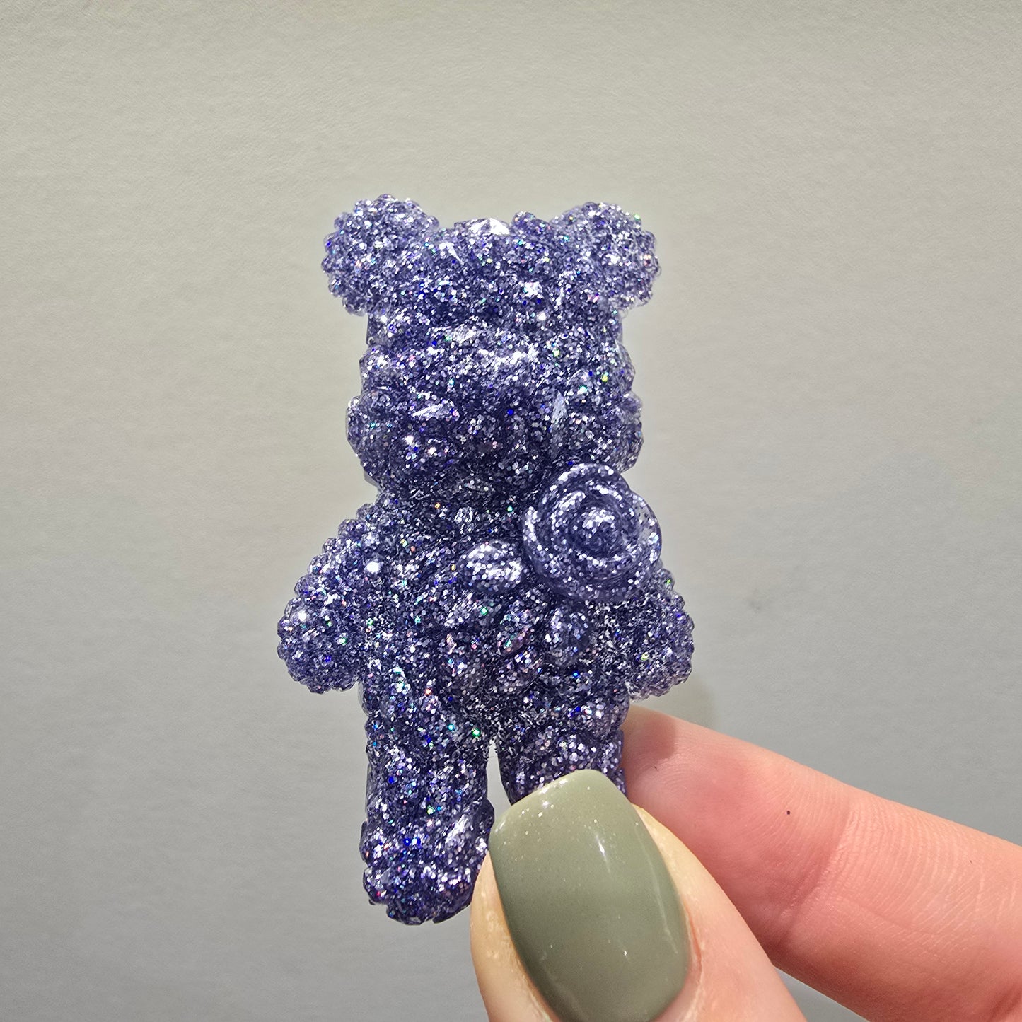 Holographic Textured Worry Bear