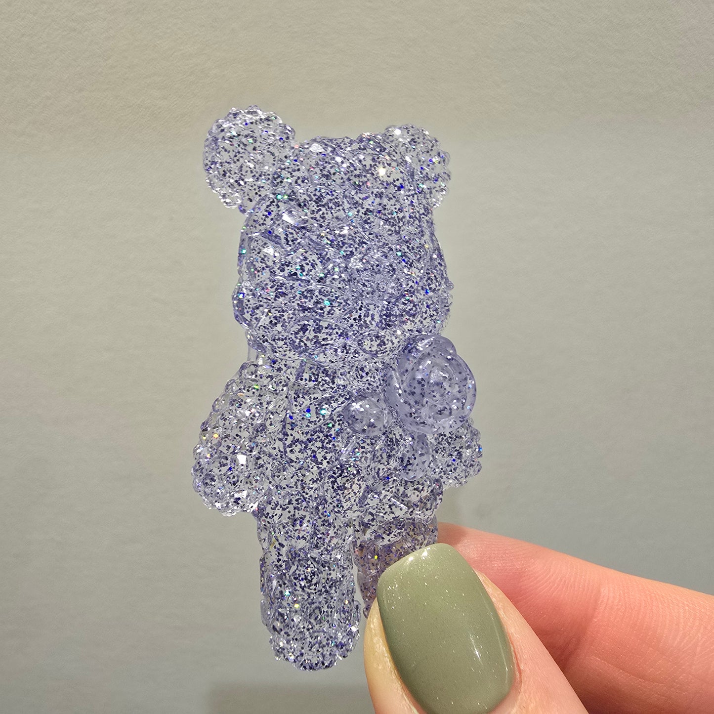 Holographic Textured Worry Bear