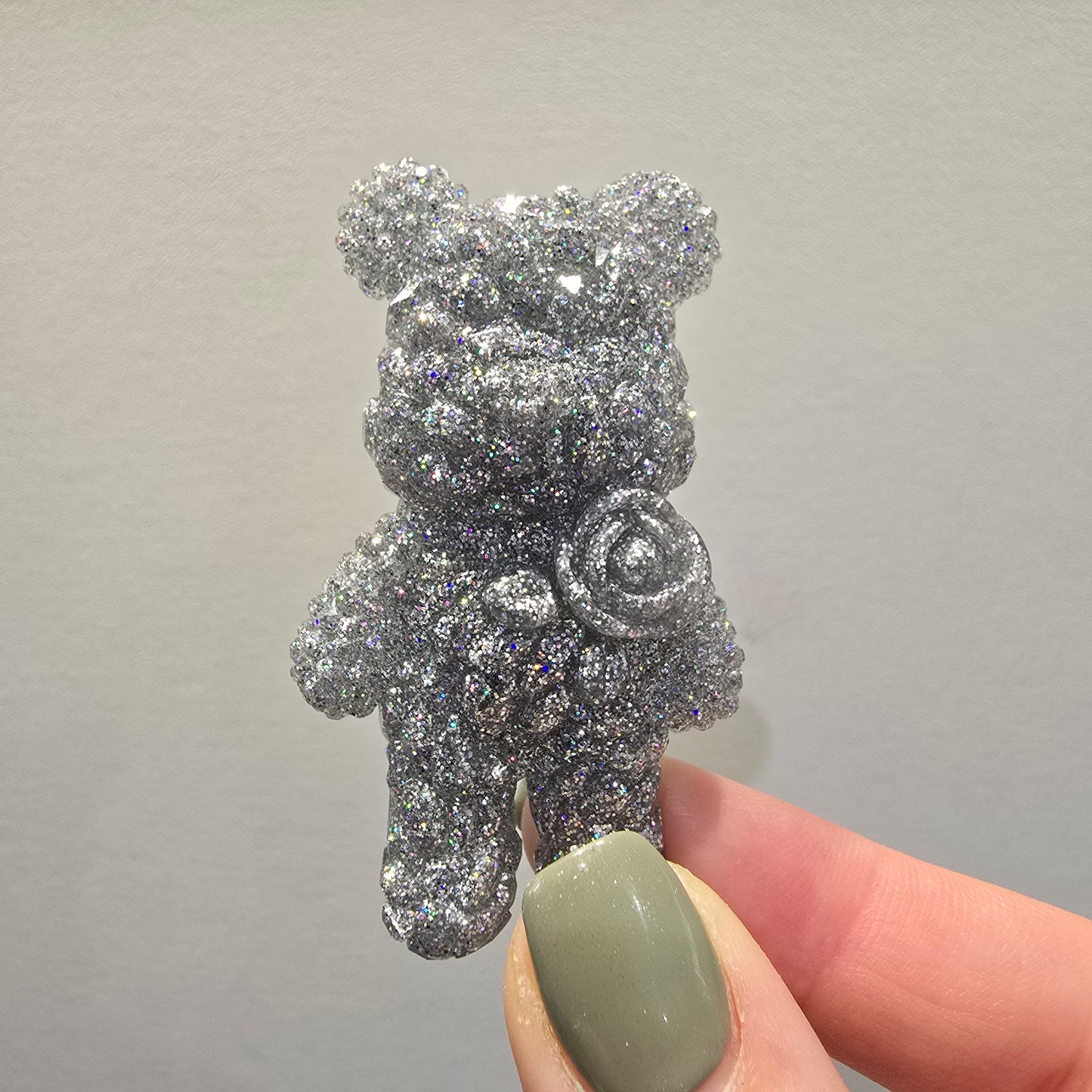 Holographic Textured Worry Bear