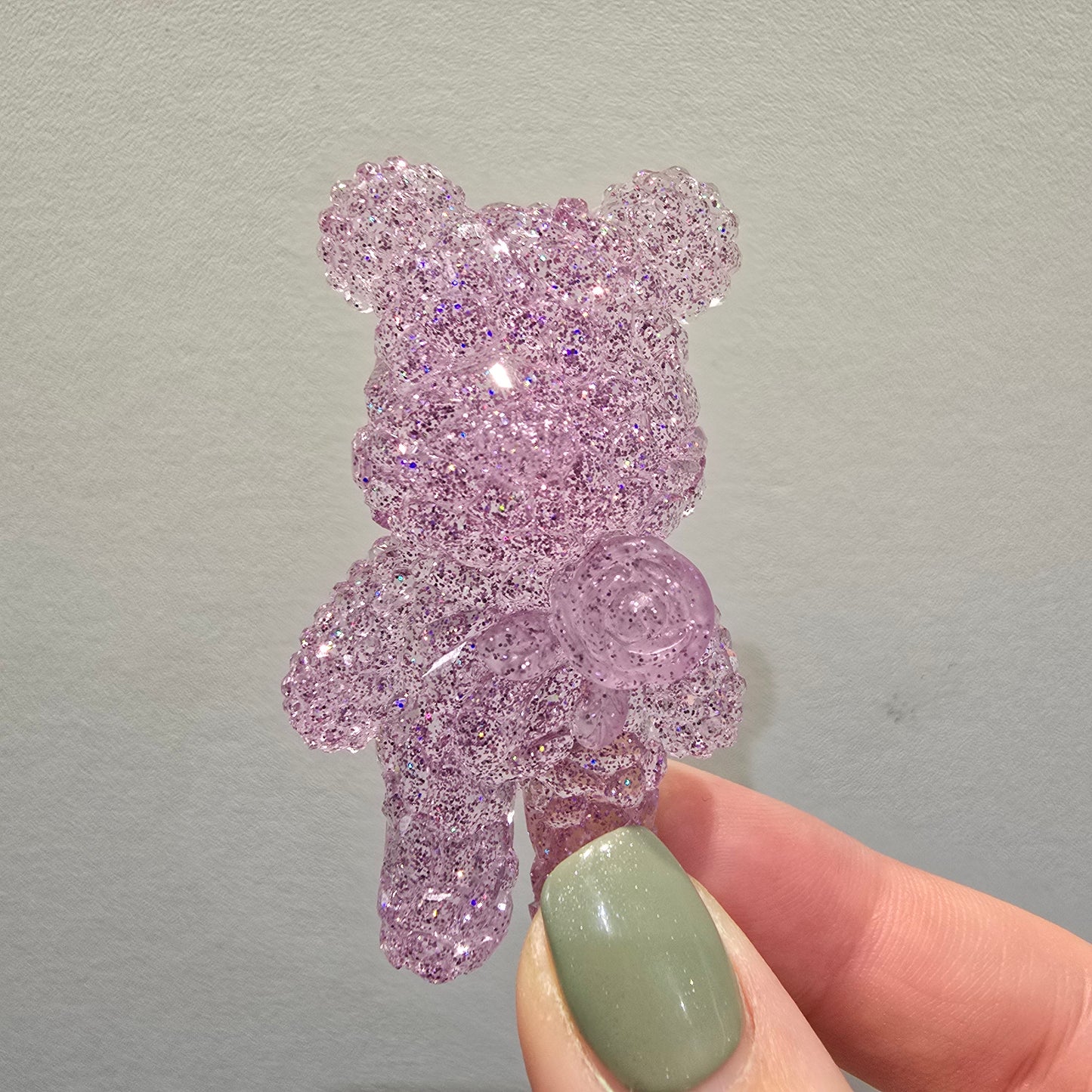 Holographic Textured Worry Bear