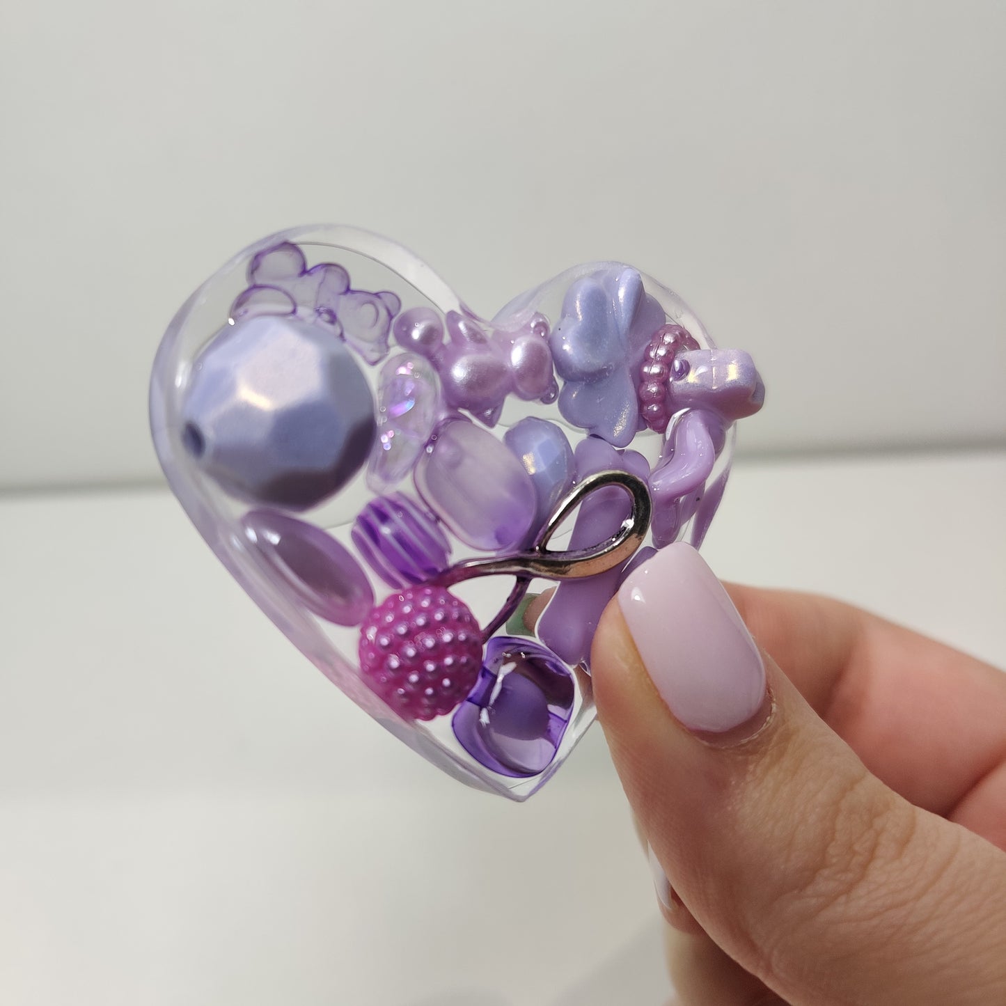 Purple TactiTouch Heart