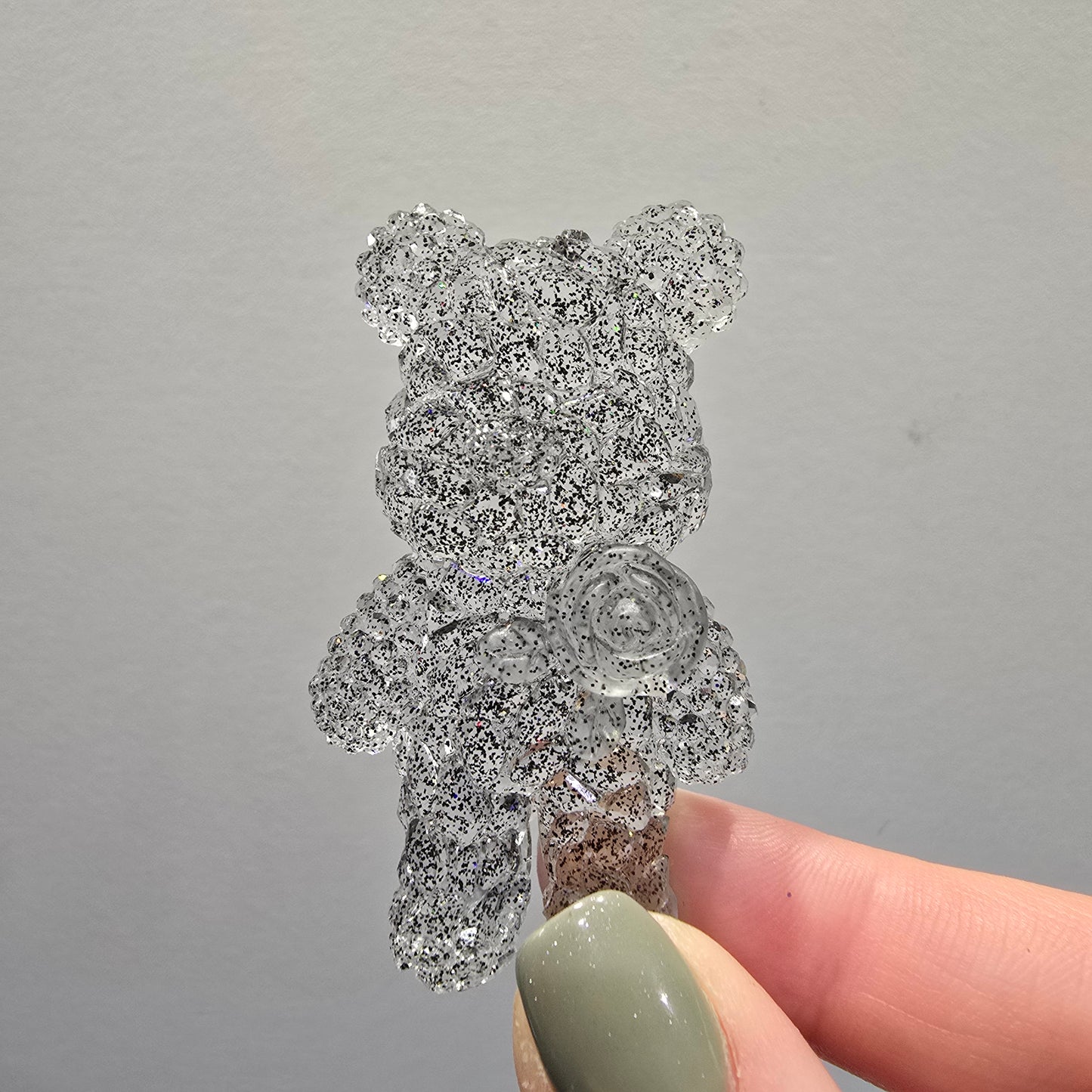 Holographic Textured Worry Bear