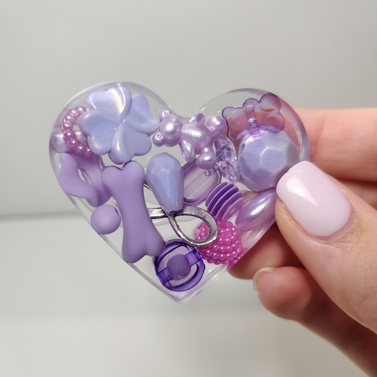 Purple TactiTouch Heart